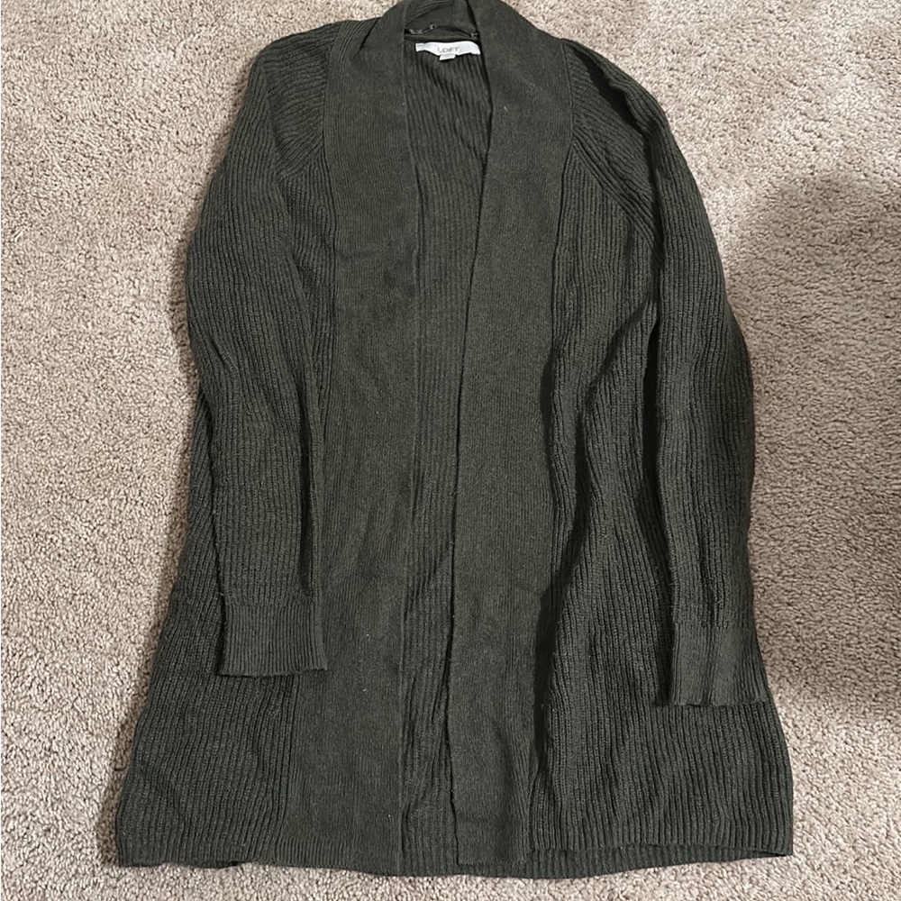 Loft Green Cardigan